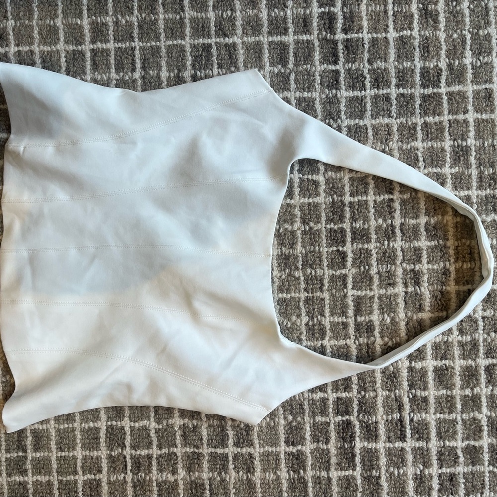 Zara white halter top.